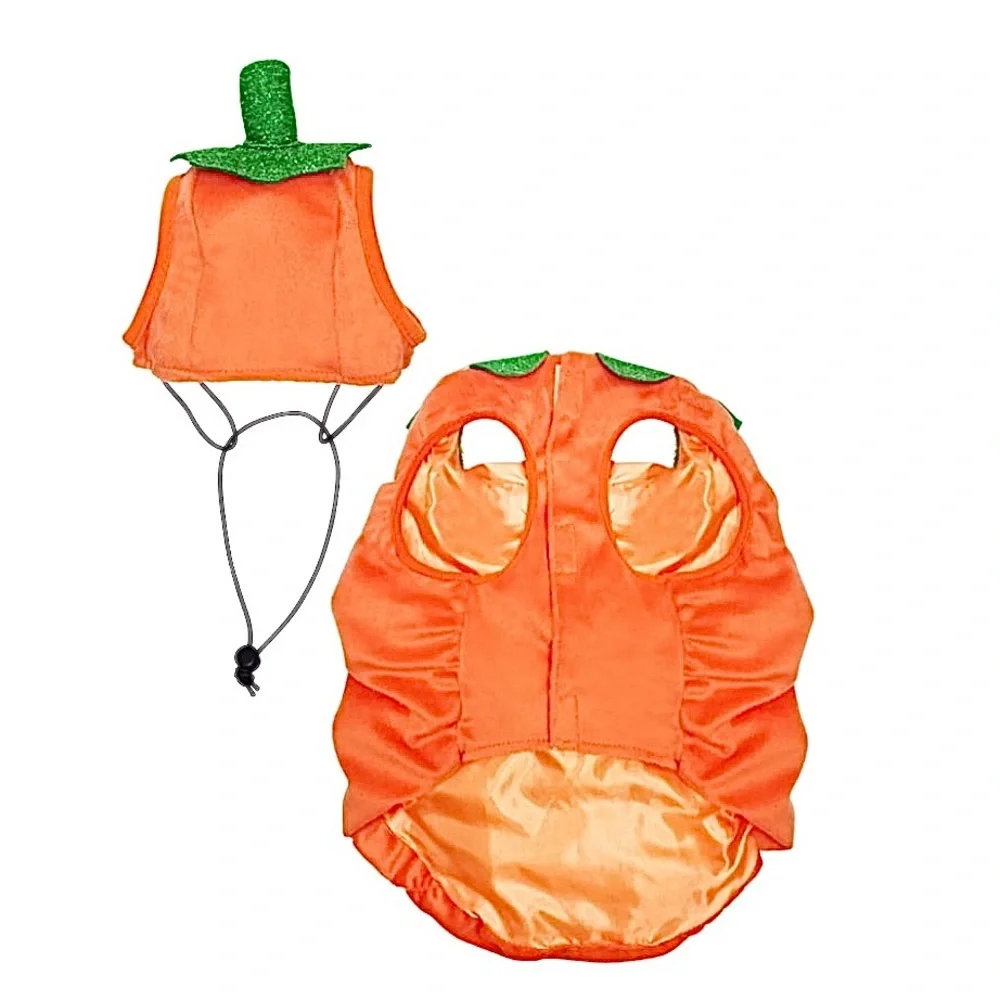 PET JACK-O’-LANTERN COSTUME NWT